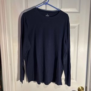 Men’s long sleeve navy shirt
